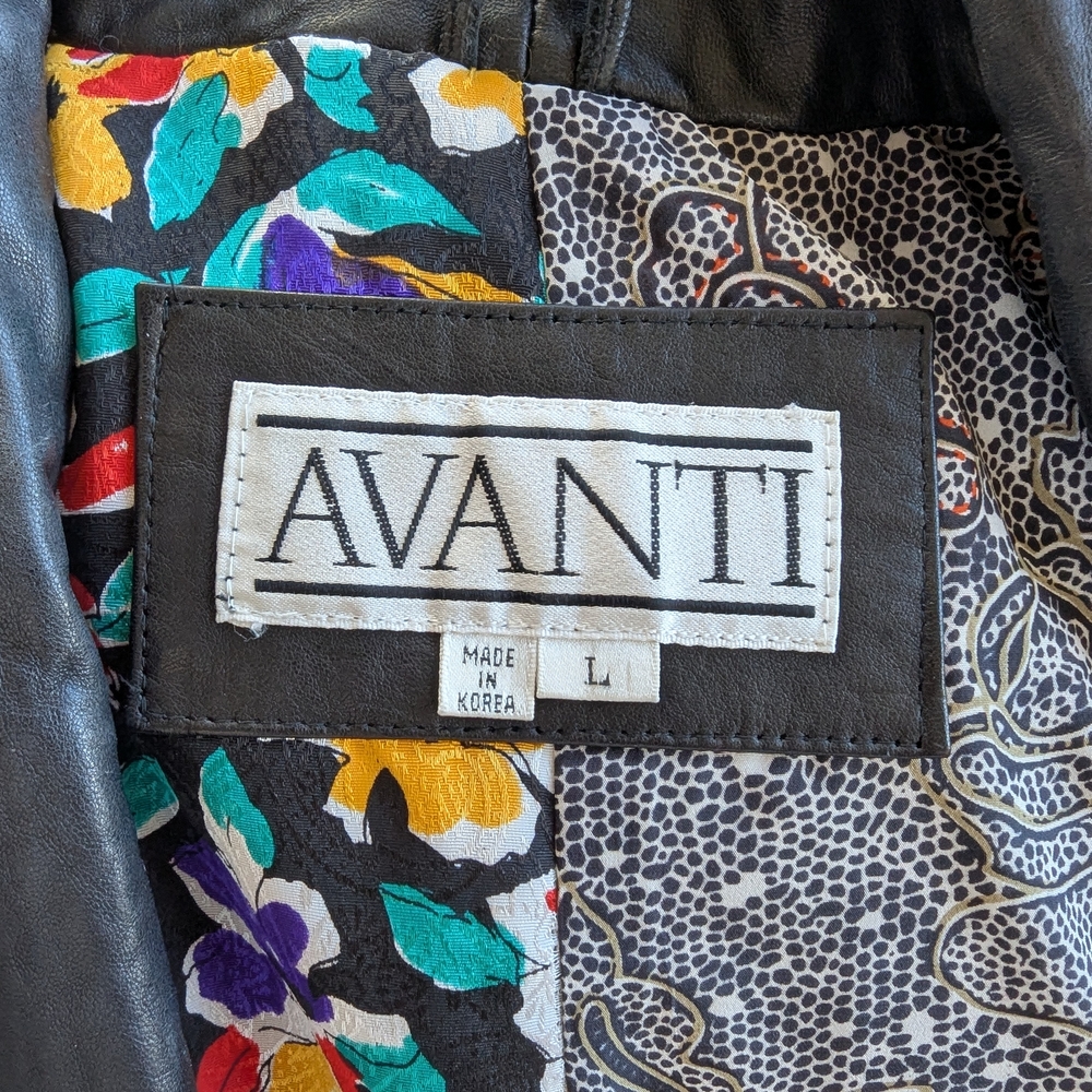 Avanti Patchwork Leather Jacket Features A Unique… - image 7